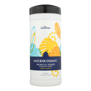 Aunt Fannies - Microcosmic Fresh Lemon Wipes - CS of 6-35 CT