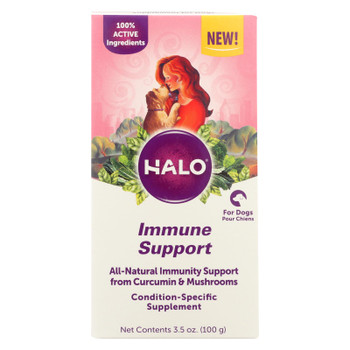 Halo Purely For Pets - Suplmnt Wf Immune Support - 1 Each - 3.5 OZ Halo Purely For Pets - Suplmnt Wf Immune Support - 1 Each - 3.5 OZ