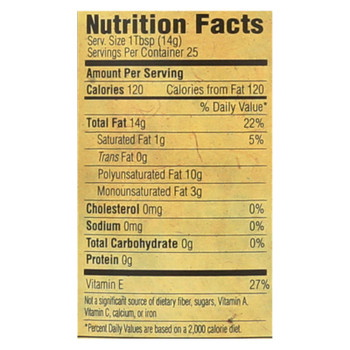 Napa Valley Naturals High Heat Cooking Grapeseed Oil - Case of 12 - 12.7 FZ Napa Valley Naturals High Heat Cooking Grapeseed Oil - Case of 12 - 12.7 FZ