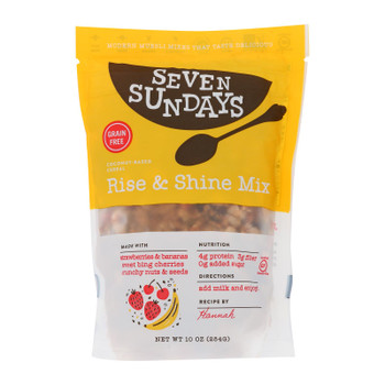 Seven Sundays - Muesli Ban Berry Chia Gluten Free - Case of 6 - 10 OZ