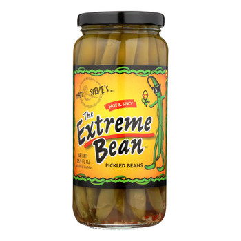 The Extreme Bean - Beans Pickled Hot & Spicy - Case of 12 - 16.9 FZ The Extreme Bean - Beans Pickled Hot & Spicy - Case of 12 - 16.9 FZ