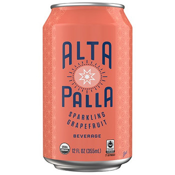 Alta Palla - Sparkling Juice Grapefruit - Case of 1-8/12 fl oz. Alta Palla - Sparkling Juice Grapefruit - Case of 1-8/12 fl oz.