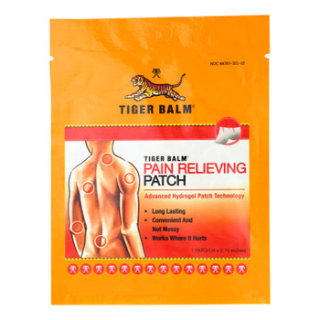 Tiger Balm - Tiger Balm Patch Single Srv - Case of 12 - 1 CT Tiger Balm - Tiger Balm Patch Single Srv - Case of 12 - 1 CT