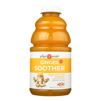 Ginger People - Ginger Soother Tumeric - Case of 12 - 32 FZ Ginger People - Ginger Soother Tumeric - Case of 12 - 32 FZ