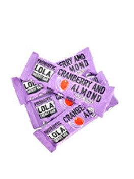 Lola Granola Bar - Bar Crnbrry Almnd Probiotic - Case of 12 - 1.76 OZ