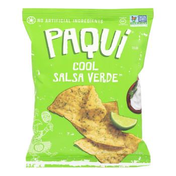 Paqui - Tort Chip Cool Salsa Verd - Case of 72 - 1 OZ