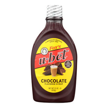 Fox's U-Bet Original Chocolate Flavor Syrup - 1 Each - 22 OZ