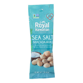 Royal Hawaiian Orchards - Macadamia Sea Salt - Case of 12 - 1 OZ