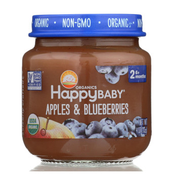 Happy Baby - Cc Apls Blubry Stg2 - Case of 6 - 4 OZ