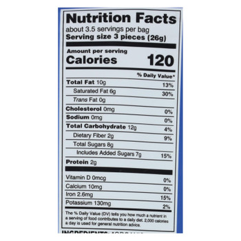 Nibmor - Dark Chocolate Blubry 72% - Case of 6 - 3.26 OZ Nibmor - Dark Chocolate Blubry 72% - Case of 6 - 3.26 OZ