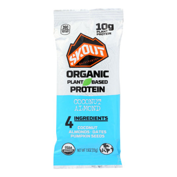 Skout Backcountry® Organic Plant Based Protein Bar - Case of 12 - 1.9 OZ