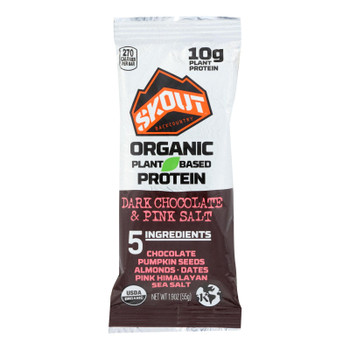 Skout - Protein Br Dark Chocolate  Pack Salt - Case of 12 - 1.9 OZ