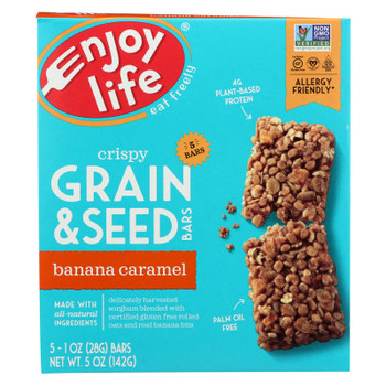 Enjoy Life - Bar Grn&sd Banana Caramel 5c - Case of 6 - 5/1 OZ Enjoy Life - Bar Grn&sd Banana Caramel 5c - Case of 6 - 5/1 OZ