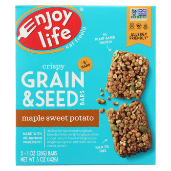 Enjoy Life - Bar Grn&sd Maple Sweet Pot 5c - Case of 6 - 5/1 OZ Enjoy Life - Bar Grn&sd Maple Sweet Pot 5c - Case of 6 - 5/1 OZ