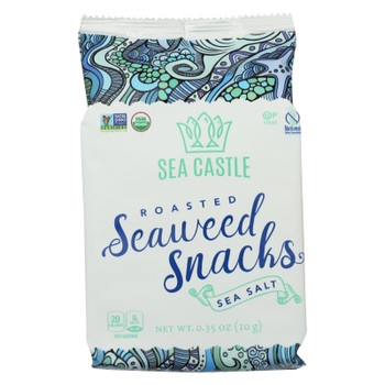Sea Castle Roasted Seaweed Snacks - Case of 12 - .35 OZ Sea Castle Roasted Seaweed Snacks - Case of 12 - .35 OZ