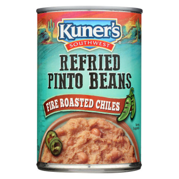 Kuner Refried Pinto Beans - Case of 12 - 16 OZ