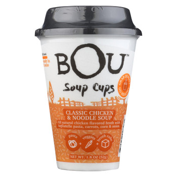 Bou - Soup Cup - Classic Chicken Noodle Soup - Case of 6 - 1.8 oz. Bou - Soup Cup - Classic Chicken Noodle Soup - Case of 6 - 1.8 oz.