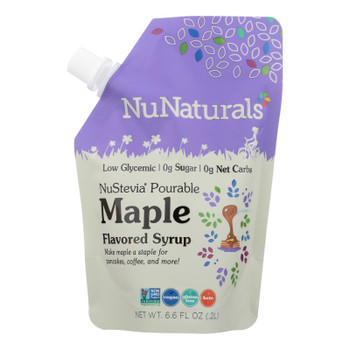 Nunaturals - Maple Flav Syrup Pourable - 1 Each - 6.6 OZ Nunaturals - Maple Flav Syrup Pourable - 1 Each - 6.6 OZ