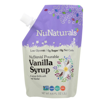 Nunaturals - Vanilla Syrup Pourable - 1 Each - 6.6 OZ Nunaturals - Vanilla Syrup Pourable - 1 Each - 6.6 OZ