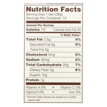 Nature's Bakery Stone Ground Whole Wheat Fig Bar - Case of 6 - 6/2 OZ Nature's Bakery Stone Ground Whole Wheat Fig Bar - Case of 6 - 6/2 OZ