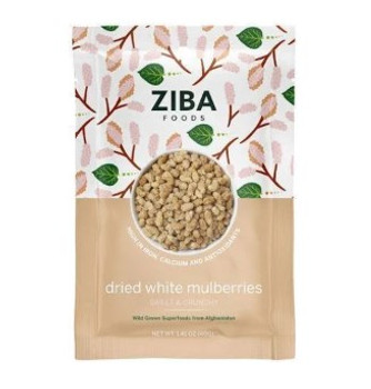 Ziba Foods - Dried Fruit Wht Mlbrries - Case of 24-1.41 OZ