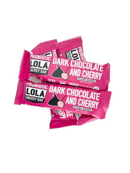 Lola Granola Bar - Bar Dark Chocolate Cherry Probiotic - Case of 12 - 1.76 OZ