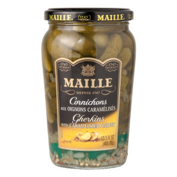 Maille - Cornichons Crmlzed Onion - Case of 12 - 13.5 OZ