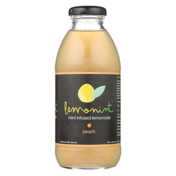 Lemonint, Mint Infused Lemonade, Peach - Case of 12 - 16 FZ