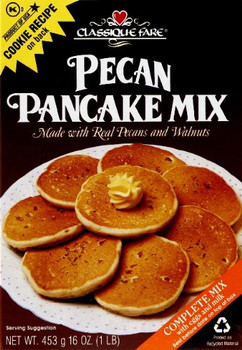 Classique Fare - Pancake Mix Pecan - Case of 6 - 16 OZ