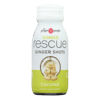 Ginger People - Ginger Shot Rescue Coconut - Case of 12 - 2 FZ Ginger People - Ginger Shot Rescue Coconut - Case of 12 - 2 FZ