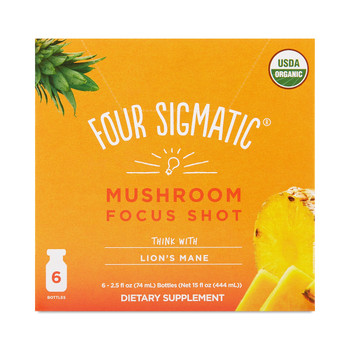 Four Sigmatic - Mushroom Sht Fcs Lions - EA {each} of 6 - 2.5 FZ