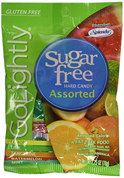 Go Lightly - Candy Assorted Sugar Free - Case of 12 - 2.75 OZ