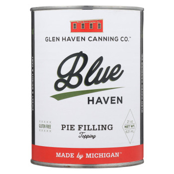 Glen Haven Canning - Pie Filling Blueberry - Case of 8 - 21 OZ Glen Haven Canning - Pie Filling Blueberry - Case of 8 - 21 OZ