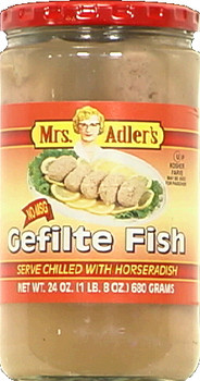 Mrs. Adler Gefilte Fish - Case of 12 - 24 OZ Mrs. Adler Gefilte Fish - Case of 12 - 24 OZ