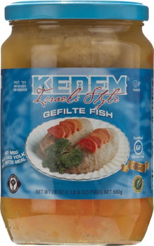 Kedem Gefilte Fish - Case of 12 - 24 OZ Kedem Gefilte Fish - Case of 12 - 24 OZ