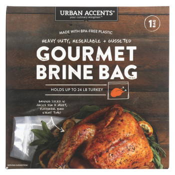 Urban Accents - Brine Bag Gourmet - Case of 6 - 3.2 OZ Urban Accents - Brine Bag Gourmet - Case of 6 - 3.2 OZ