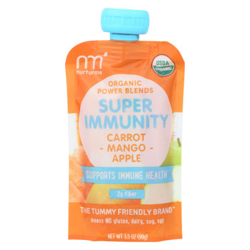 Nurturme - Puree Carrot Man Apple - Case of 6 - 3.5 OZ Nurturme - Puree Carrot Man Apple - Case of 6 - 3.5 OZ