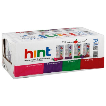 Hint - Watr 4 Flvr Vriety Pack Kid - 1 Each - 32/6.75Z