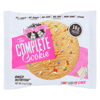 Lenny And Larry's The Complete Cookie Birthday Cake - Case of 12 - 4 OZ Lenny And Larry's The Complete Cookie Birthday Cake - Case of 12 - 4 OZ