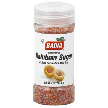 Badia Spices - Sugar Rainbow - Case of 8 - 4 OZ