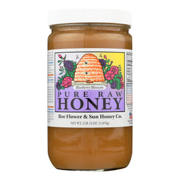 Bee Flower & Sun Honey - Honey Blueberry Blossom - Case of 6 - 44 OZ Bee Flower & Sun Honey - Honey Blueberry Blossom - Case of 6 - 44 OZ
