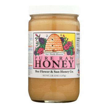 Bee Flower & Sun Honey - Honey Star Thistle Blssm - Case of 6 - 44 OZ Bee Flower & Sun Honey - Honey Star Thistle Blssm - Case of 6 - 44 OZ