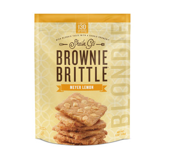 Sheila G's - Brownie Brittle Myr Lemon - Case of 12 - 5 OZ Sheila G's - Brownie Brittle Myr Lemon - Case of 12 - 5 OZ