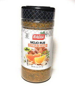 Badia Spices - Rub Mojo Citrus Blend - Case of 6 - 5 OZ Badia Spices - Rub Mojo Citrus Blend - Case of 6 - 5 OZ
