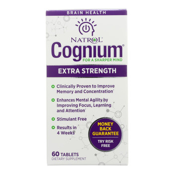 Natrol - Cognium Xtra Strgth 400mg - 1 Each - 60 TAB Natrol - Cognium Xtra Strgth 400mg - 1 Each - 60 TAB