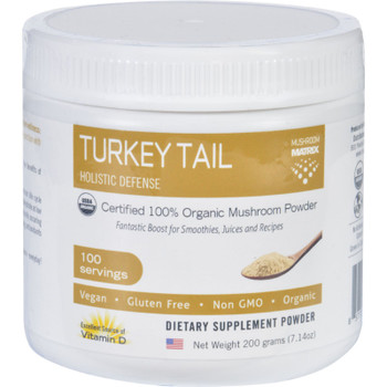 Om - Turkey Tail Organic Powder 200gr - 1 Each - 7.05 OZ