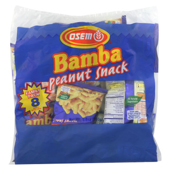 Osem - Bamba Multipack - Case of 6 - 8/.7 OZ Osem - Bamba Multipack - Case of 6 - 8/.7 OZ
