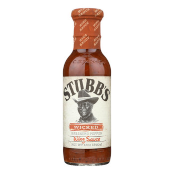 Stubb's Wicked Wing Sauce  - Case of 6 - 12 FZ