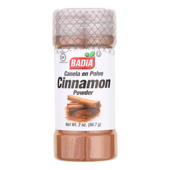 Badia Canela En Polvo Cinnamon Powder  - Case of 8 - 2 OZ