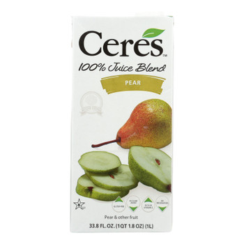 Ceres 100% Pear Juice  - Case of 12 - 33.8 FZ Ceres 100% Pear Juice  - Case of 12 - 33.8 FZ